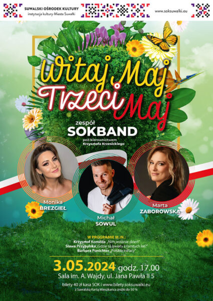 „Witaj Maj, Trzeci Maj” koncert SOK BAND. Zapraszamy do konkursu