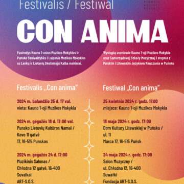 Festiwal „Con anima” w Saloniku Muzycznym