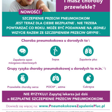 Bezpłatne szczepienia przeciw pneumokokom