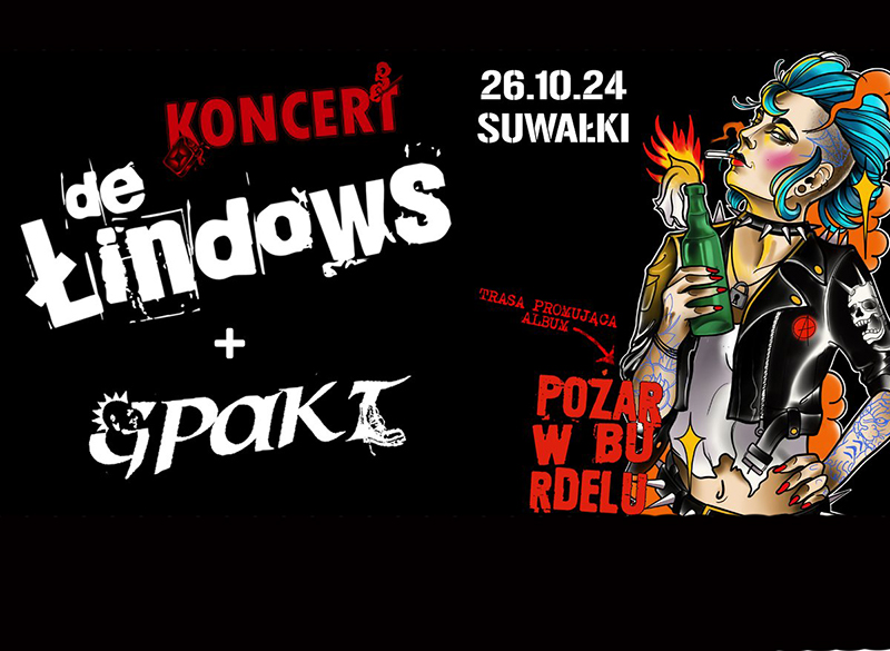 De Łindows w Black Pub Komin