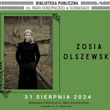 Biblioteka Publiczna zaprasza na koncert Zosi Olszewskiej