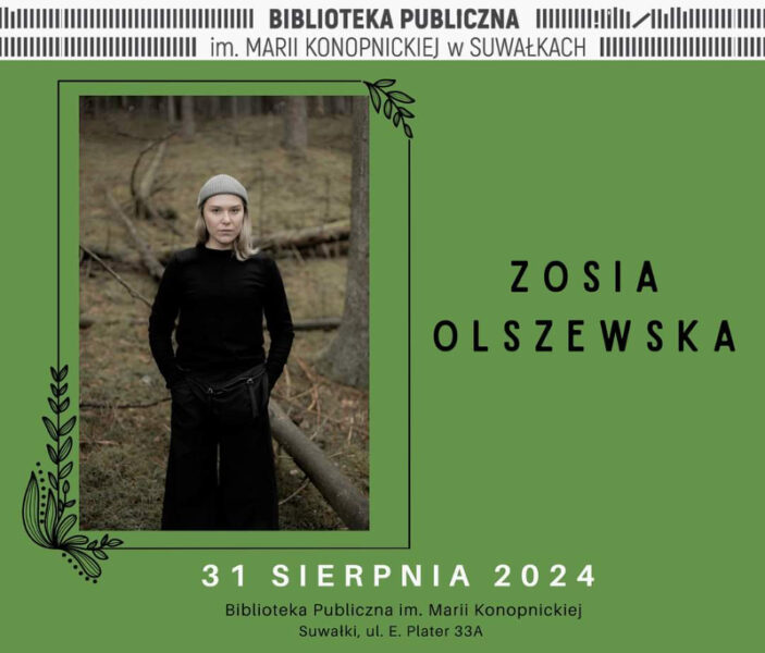 Biblioteka Publiczna zaprasza na koncert Zosi Olszewskiej