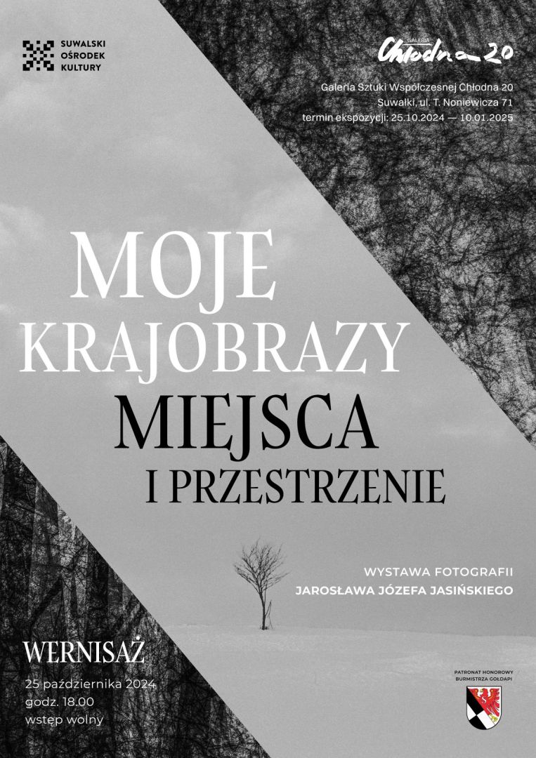 Moje Krajobrazy, miejsca i przestrzenie – wernisaż wystawy Jarosława Józefa Jasińskiego