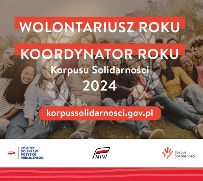 Konkursy Wolontariusz i Koordynator Roku 2024