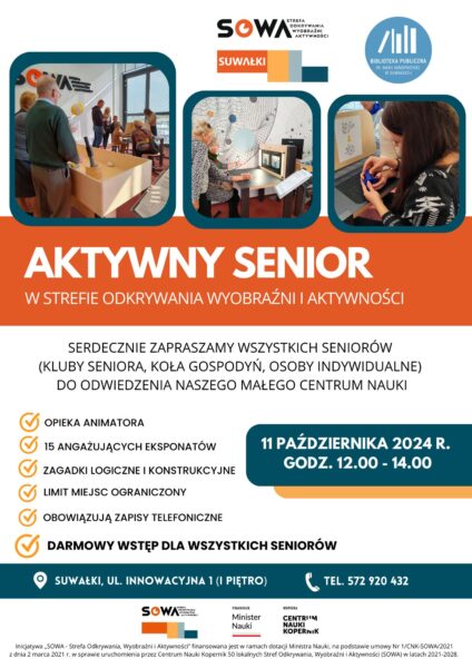 Aktywny Senior w SOWA Suwałki