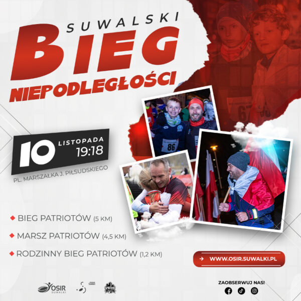 V Suwalski Bieg Niepodległości – zapisy wystartowały!