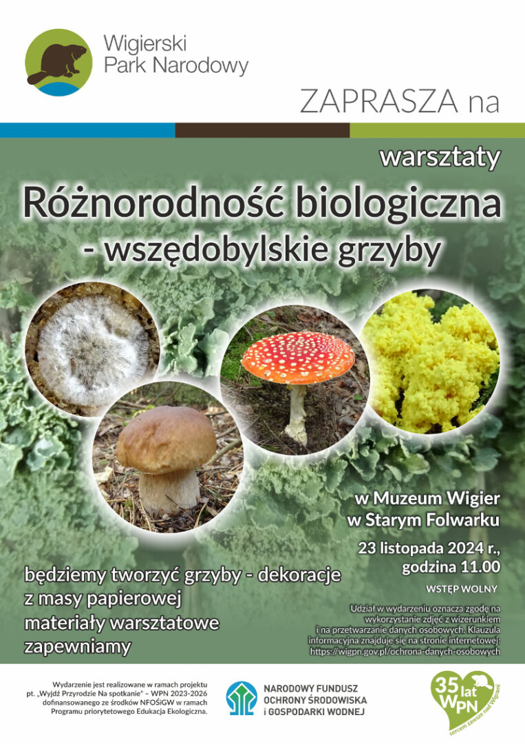 Wigierski Park Narodowy zaprasza na warsztaty rodzinne na temat różnorodności biologicznej