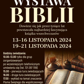 Biblioteka Publiczna zaprasza na wystawę BIBLII