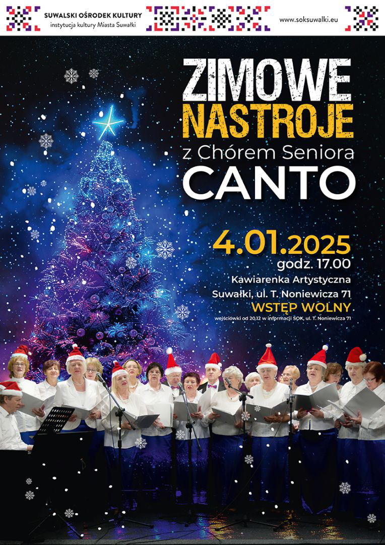 „Zimowe nastroje” koncert Chóru Seniora CANTO