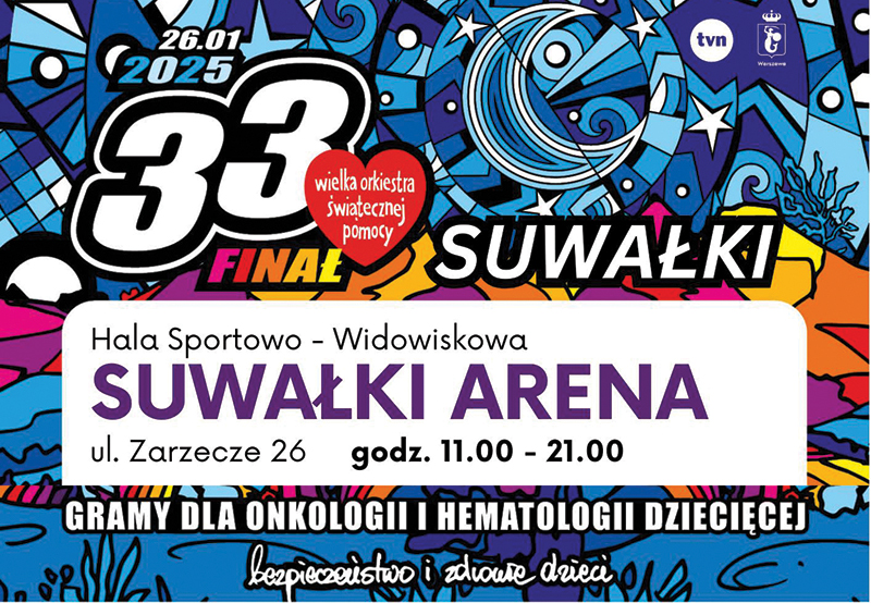 33 Finał WOŚP w Suwałkach