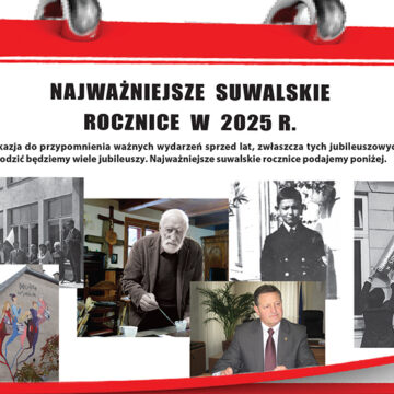 Najważniejsze suwalskie rocznice w 2025 r.