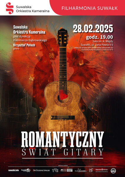 Romantyczny świat gitary. Filharmonia Suwałk