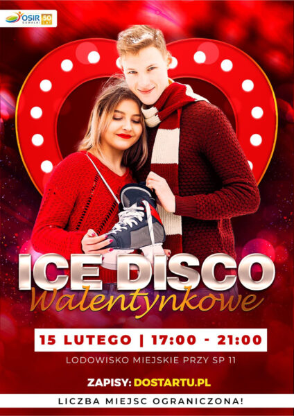 Walentynkowe Ice Disco – dyskoteka na lodowisku!