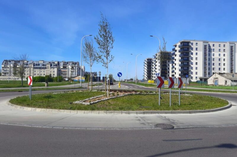 Więcej zieleni na Rondzie Bitwy Niemeńskiej