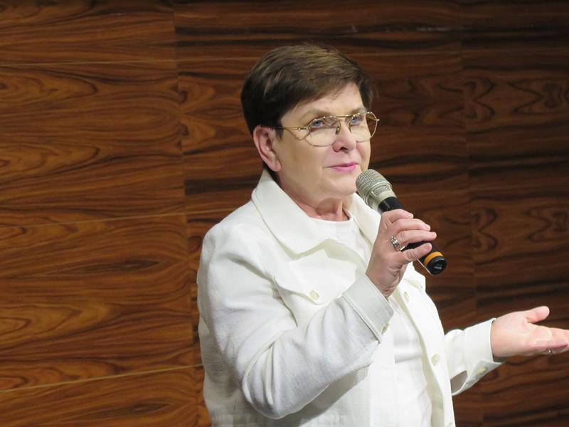 Premier Beata Szydło w Suwałkach