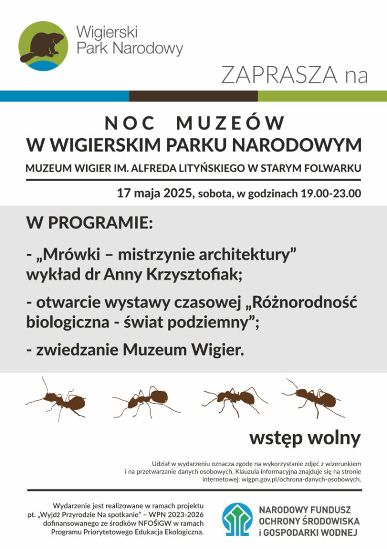 Wigierski Park Narodowy zaprasza na Noc Muzeów