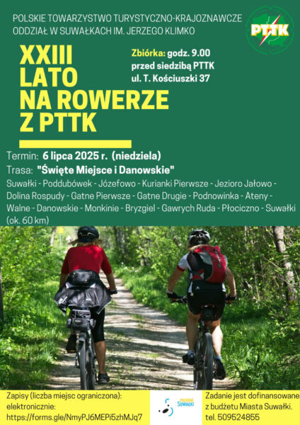 Jednodniowy rajd rowerowy “Święte Miejsce i Danowskie”