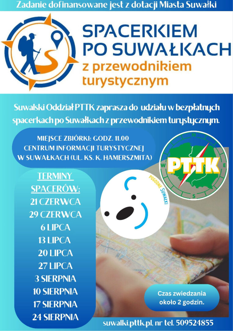Spacerkiem po Suwałkach z przewodnikiem turystycznym