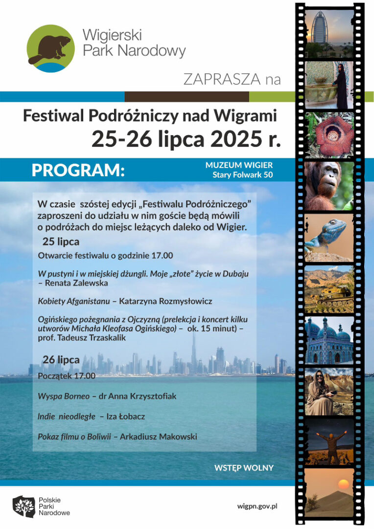 Wigierski Park Narodowy zaprasza na Festiwal Podróżniczy nad Wigrami