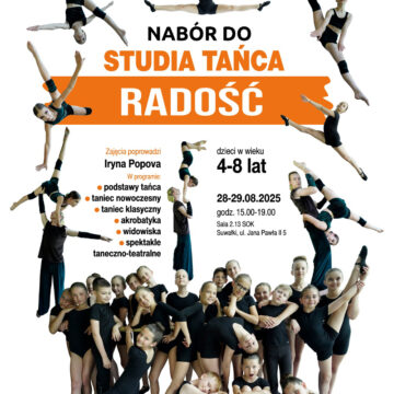 Już za kilka dni rusza nabór do Studia Tańca RADOŚĆ