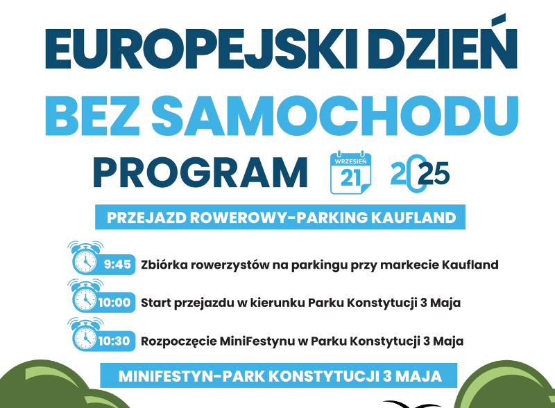 Dzień bez Samochodu w Suwałkach - wspólnie dla czystego powietrza i dobrej zabawy