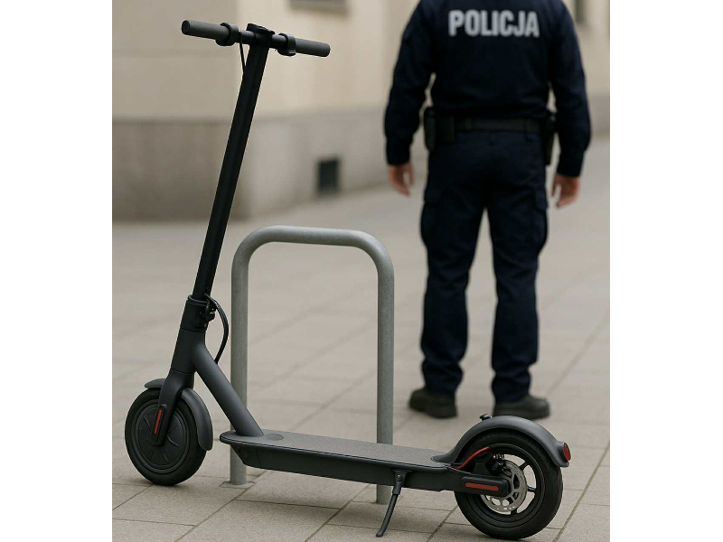 Policjanci apelują – zabezpiecz swoją hulajnogę!