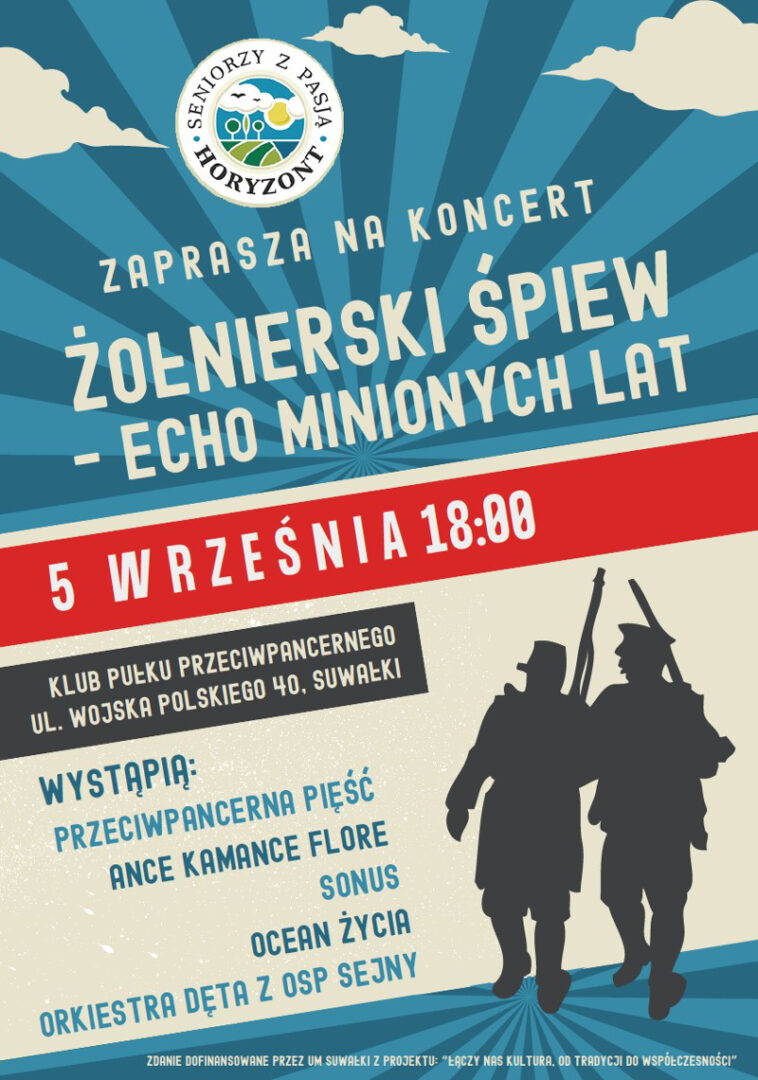 14 Pułku Przeciwpancernego zaprasza na koncert „Żołnierski Śpiew – Echo Minionych Lat”