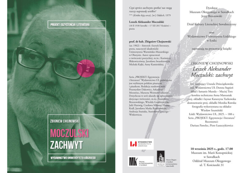 Prezentacja książki „Leszek Aleksander Moczulski: zachwyt”
