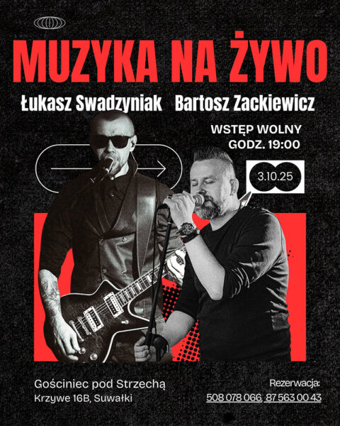 Koncert Łukasza Swadzyniaka & Bartosza Zackiewicza