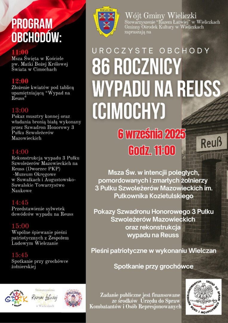 Uroczyste obchody 86 Rocznicy Wypadu na Reuss (Cimochy)