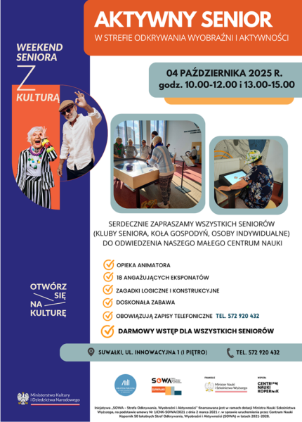 Weekend Seniora z Kulturą w SOWA