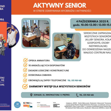 Weekend Seniora z Kulturą w SOWA Suwałki
