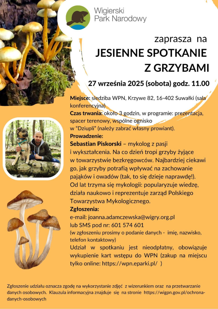 Wigierski Park Narodowy zaprasza na jesienne spotkanie z grzybami!