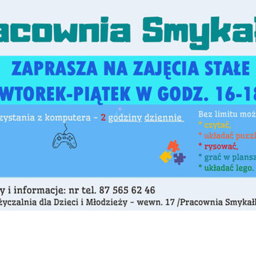 Zapisy na zajęcia dodatkowe w bibliotece!