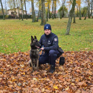 Aron – nowy pies policyjny w Suwałkach