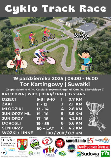 CYKLO TRACK RACE 2025 – Rowerowe emocje na torze kartingowym w Suwałkach!