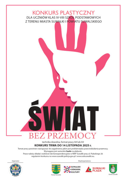 Konkurs plastyczny „Świat bez przemocy” – zaproszenie do udziału
