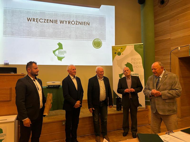 Dyrektor MOPR w Suwałkach Leszek Lewoc, Honorowym Prezesem Podlaskiej Federacji Sportu