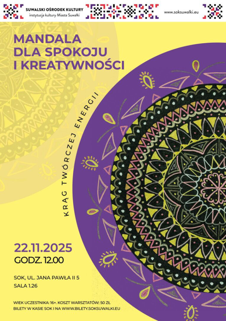 Mandala dla spokoju i kreatywności