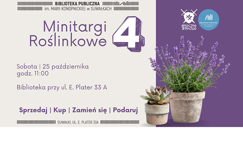 Minitargi Roślinkowe w Bibliotece Publicznej