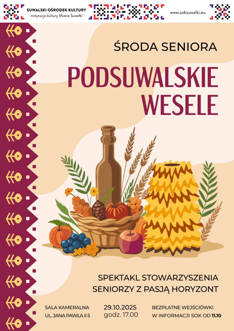 ŚRODA SENIORA | PODSUWALSKIE WESELE