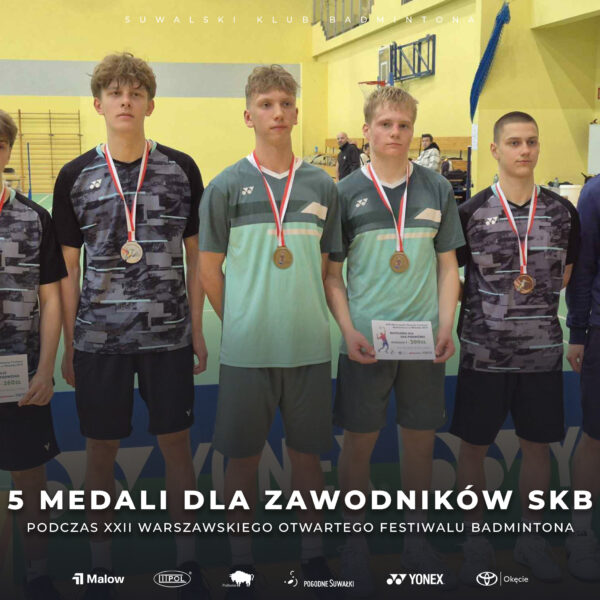Sukcesy badmintonistów SKB w Warszawie
