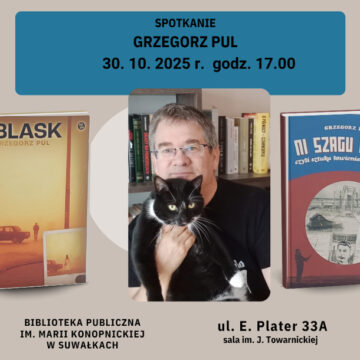 Spotkanie z Grzegorzem Pulem w Bibliotece Publicznej