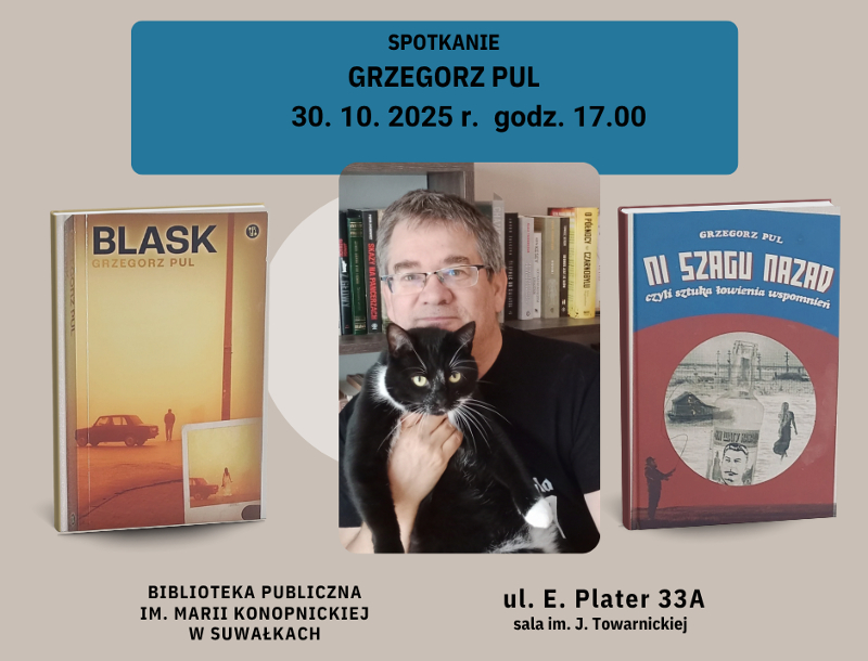 Spotkanie z Grzegorzem Pulem w Bibliotece Publicznej