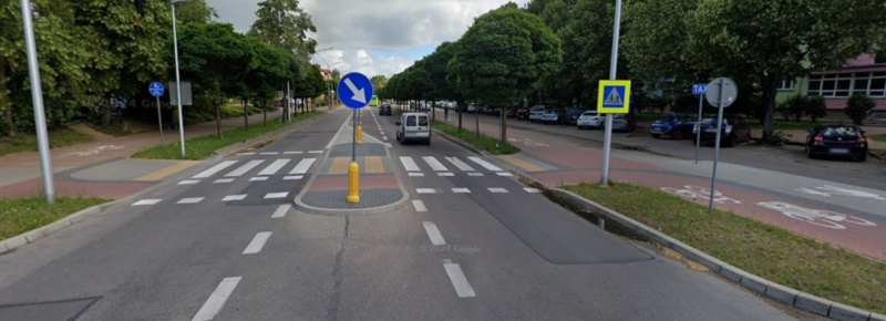 Zderzenie z udziałem nastolatek  na hulajnodze