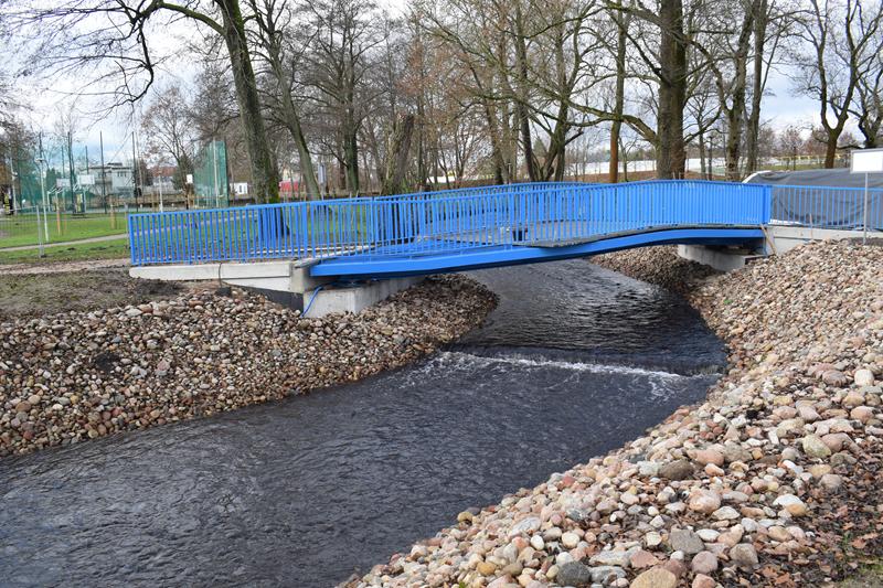 Nowa kładka nad Czarną Hańczą