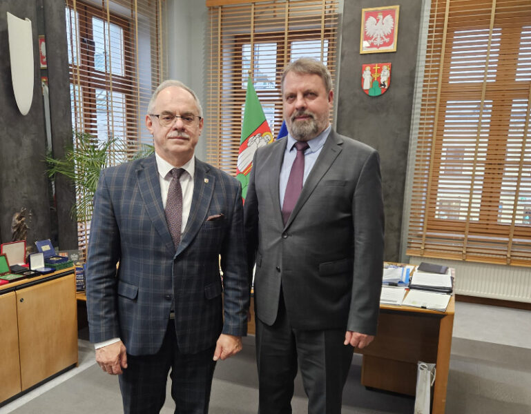 Spotkanie Prezydenta Miasta z Konsulem Generalnym Republiki Litewskiej w Sejnach