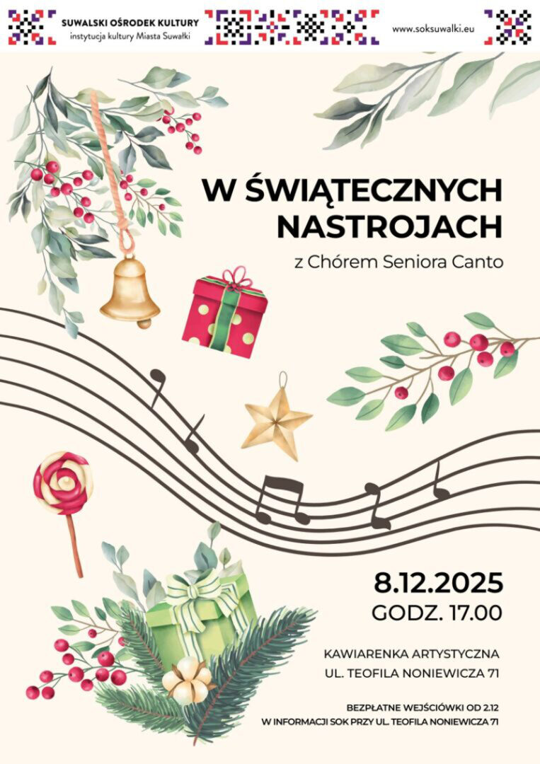 W świątecznych nastrojach. Wieczór kolęd z Chórem Seniora Canto