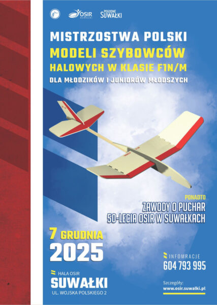 Mistrzostwa Polski Modeli Szybowców Halowych w hali OSiR!