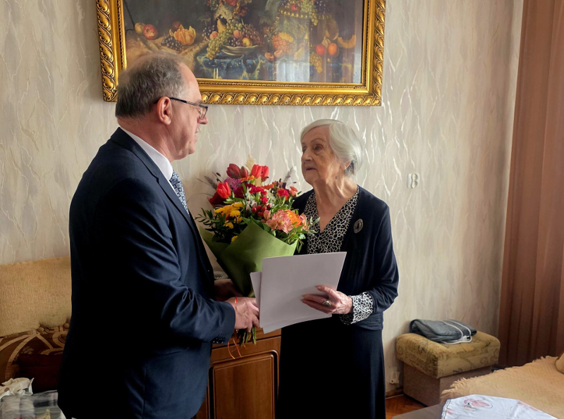 Z wizytą u stulatki